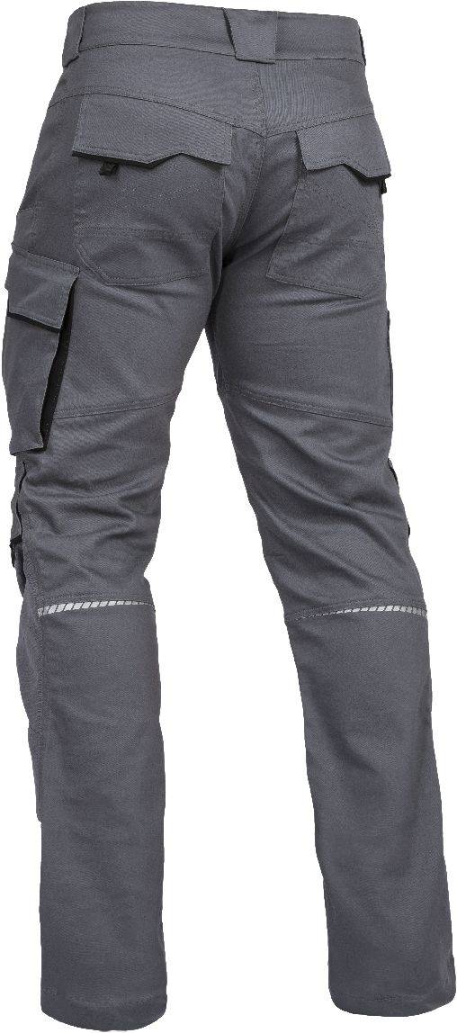 Bundhose mit Knietaschen Flex Line grau-schwarz, Gr. 52 Leibwächter FLEXH2752-1
