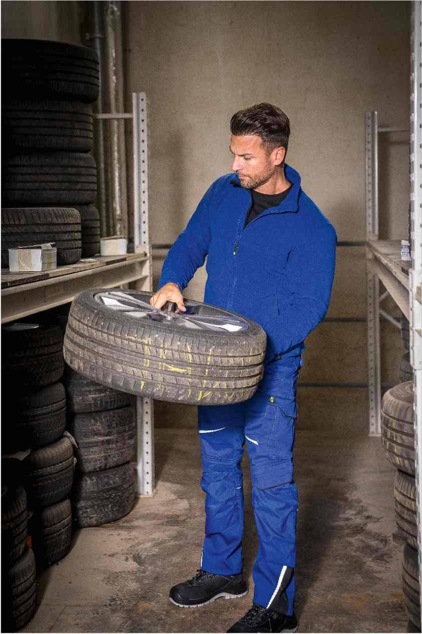 Fleecejacke Eli Flex Line kornblau, 7XL Leibwächter CAFLJ007XL-3