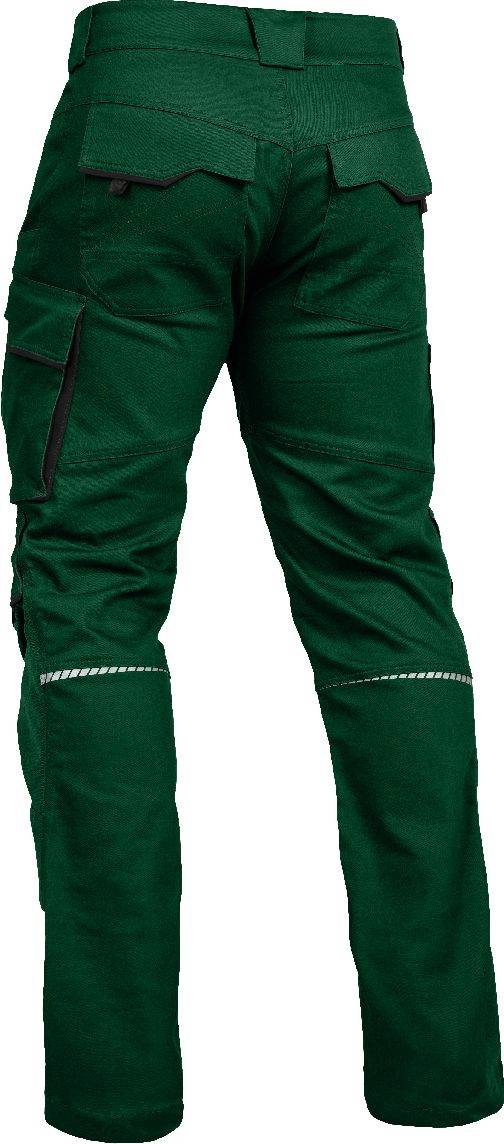 Bundhose mit Knietaschen Flex Line grün-schwarz, Gr. 56 Leibwächter FLEXH2156-2