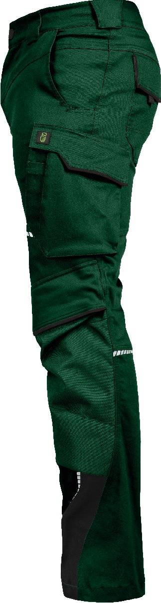 Bundhose mit Knietaschen Flex Line grün-schwarz, Gr. 56 Leibwächter FLEXH2156-3