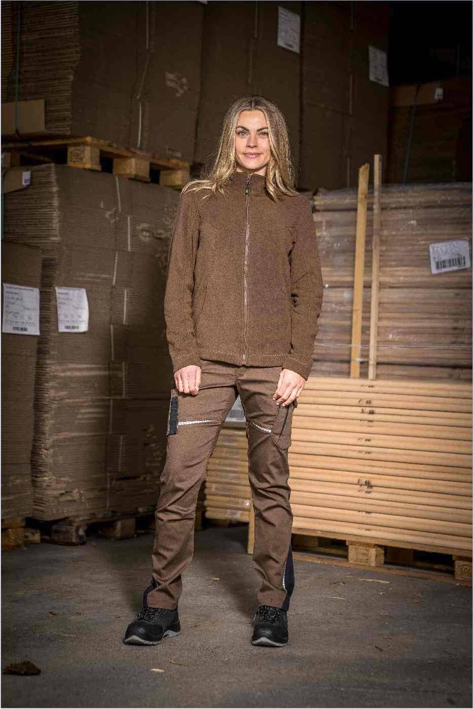 Fleecejacke Eli Flex Line haselnuss, Gr. 6XL Leibwächter CAFLJ096XL-4