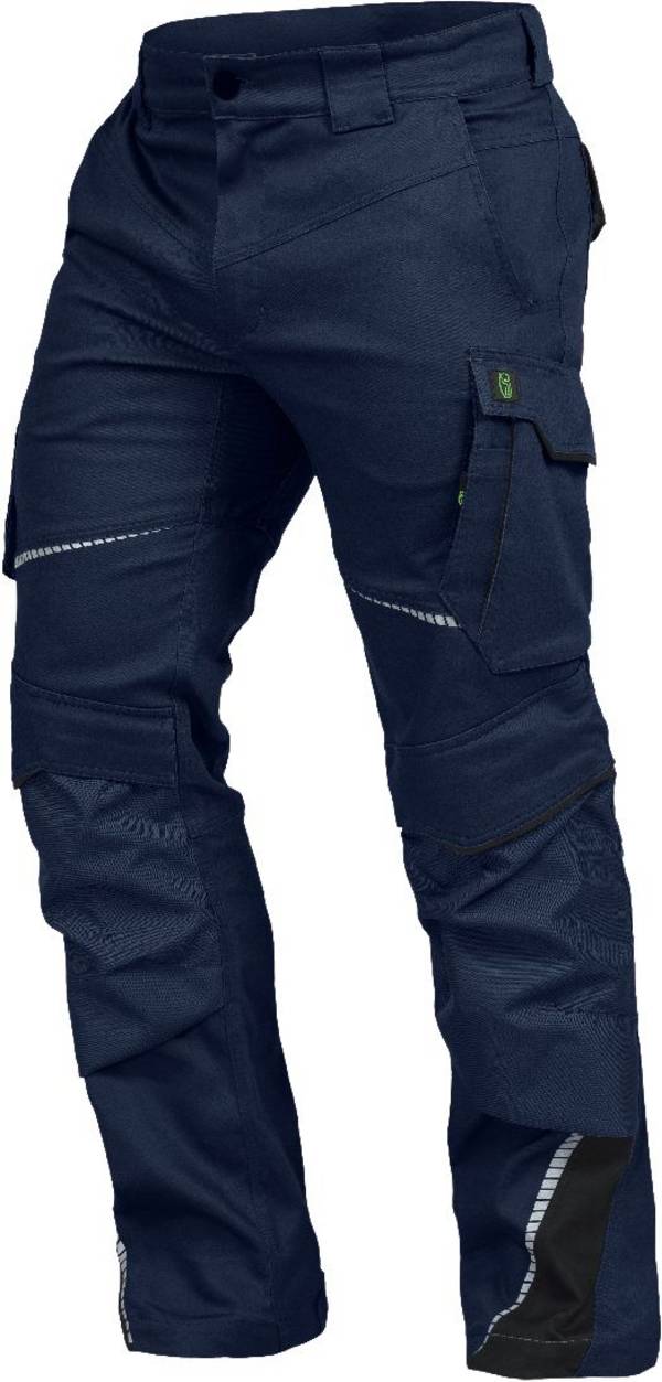 Bundhose mit Knietaschen Flex Line marine-schwarz, Gr. 52 Leibwächter FLEXH3052
