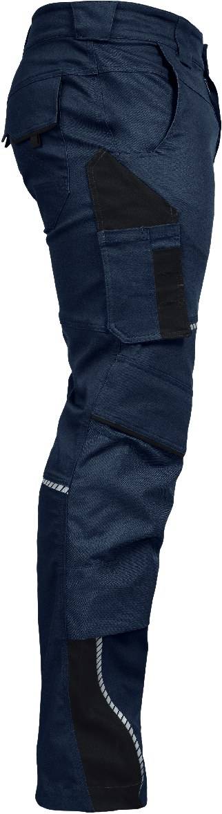 Bundhose mit Knietaschen Flex Line marine-schwarz, Gr. 52 Leibwächter FLEXH3052-3