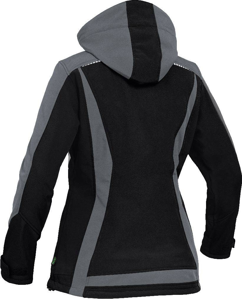 Leibwächter Sommer-Softshelljacke Damen FLXDS Gr. 50 schwarz/grau-1