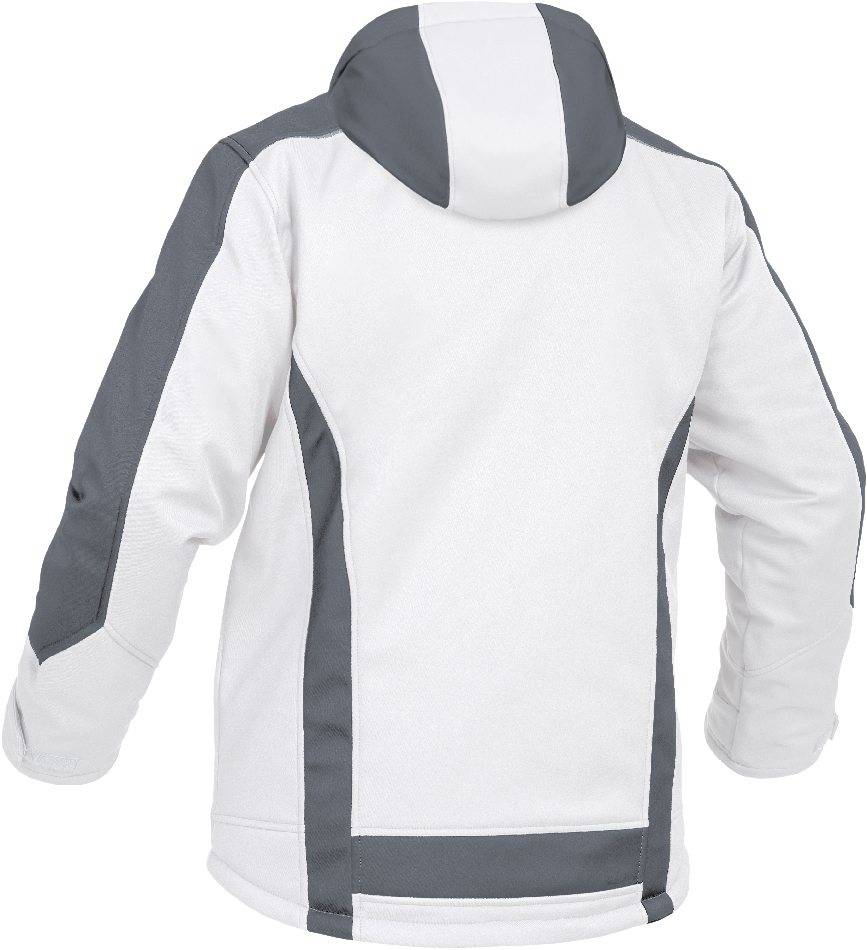 Winter-Softshelljacke Flex Line weiß-grau, Gr. XL Leibwächter FLEXI24XL-1