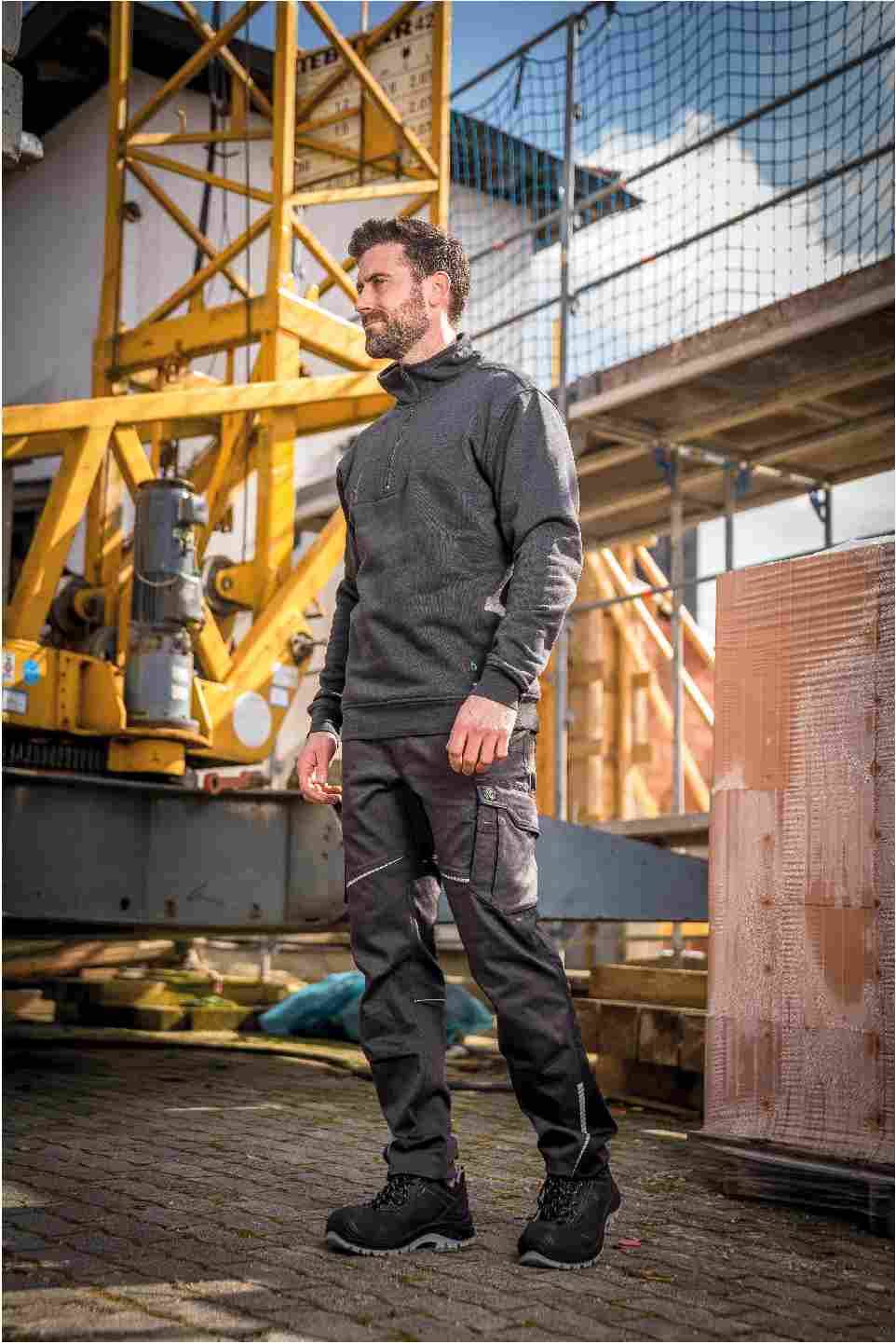 Zip-Sweater Paul Flex Line anthrazit, Gr. XXL Leibwächter FLEXR08XXL-3