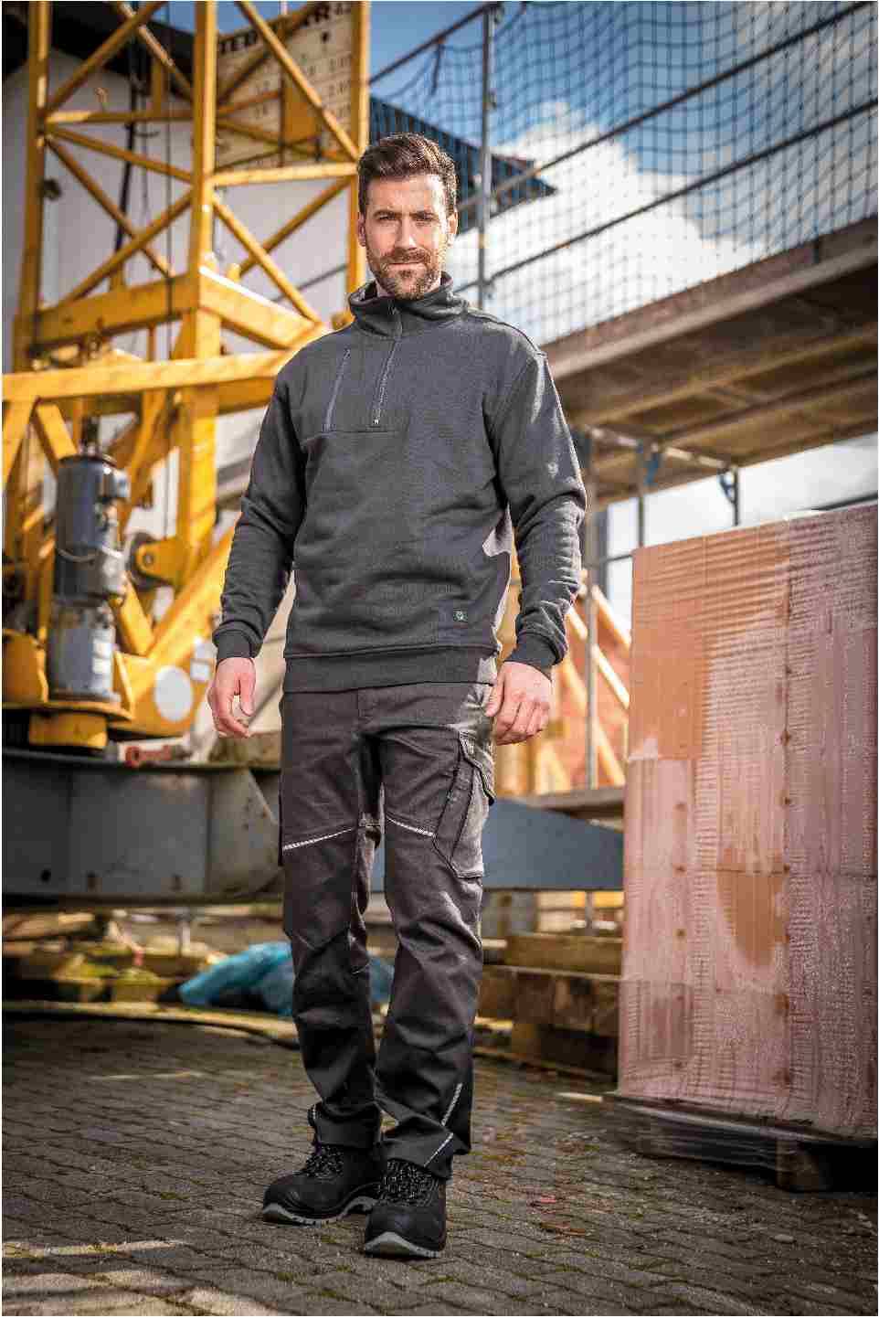 Zip-Sweater Paul Flex Line anthrazit, Gr. XXL Leibwächter FLEXR08XXL-4