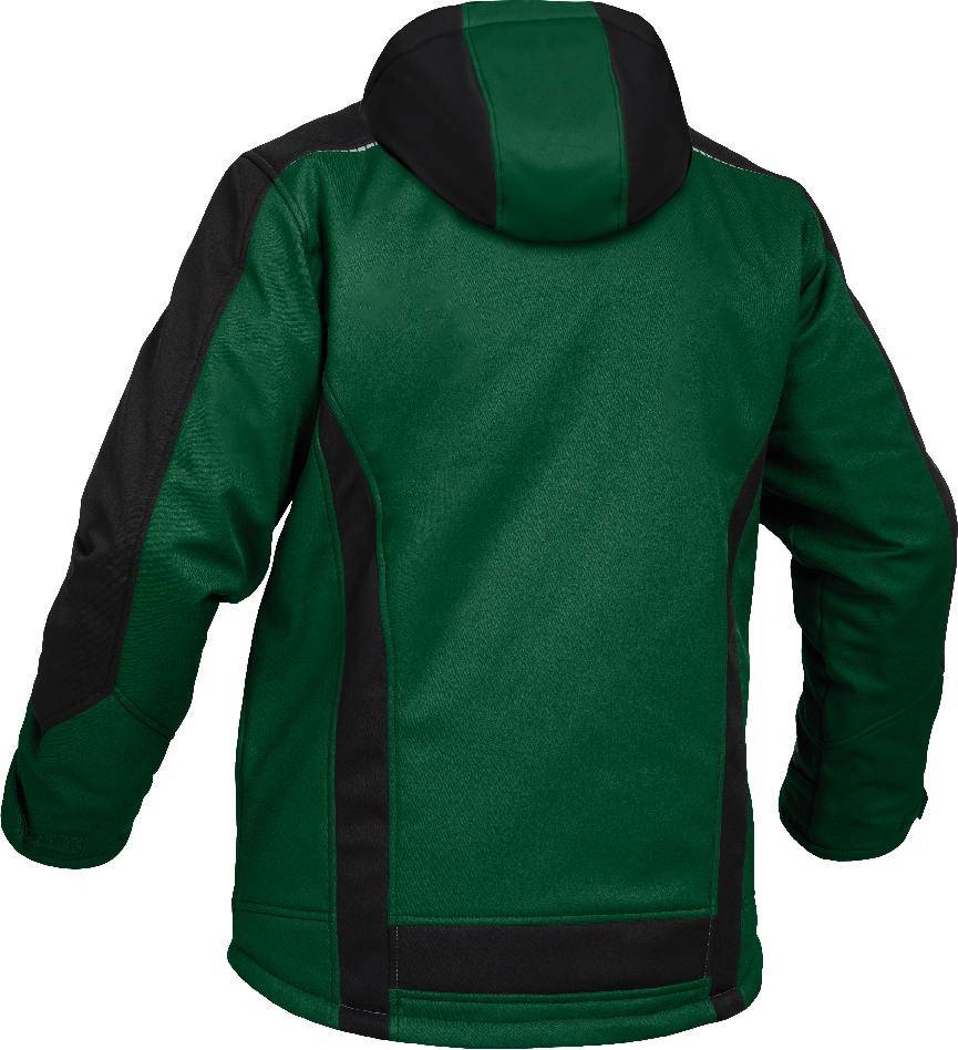 Winter-Softshelljacke Flex Line grün-schwarz, Gr. M Leibwächter FLEXI21M-1