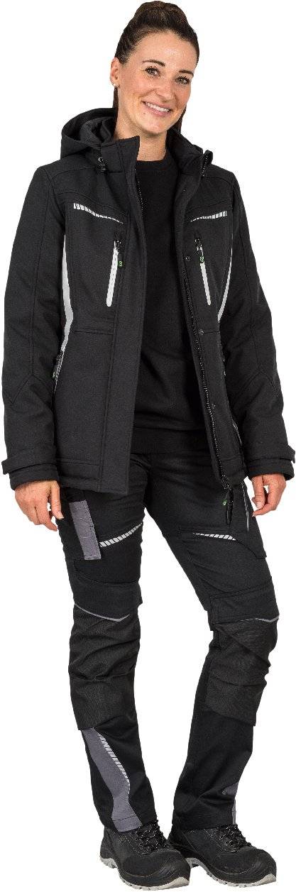 Winter-Softshelljacke Flex Line schwarz, Gr. 50 Leibwächter FLXDI0550-2