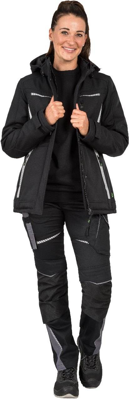 Winter-Softshelljacke Flex Line schwarz, Gr. 50 Leibwächter FLXDI0550-3