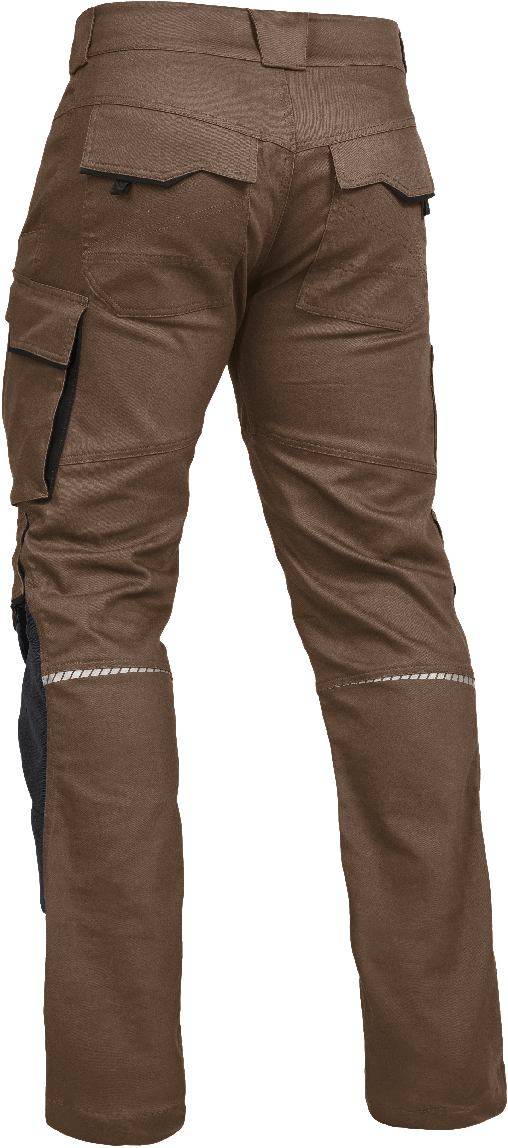 Bundhose mit Knietaschen Flex Line haselnuss-schwarz, Gr. 24 Leibwächter FLEXH2924-4