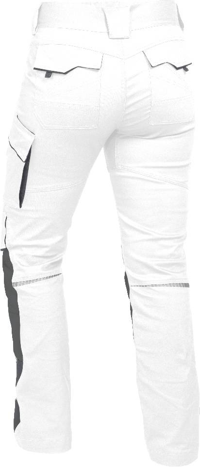 Bundhose mit Knietaschen Flex Line weiß-grau, Gr. 34 Leibwächter FLXDH2434-3