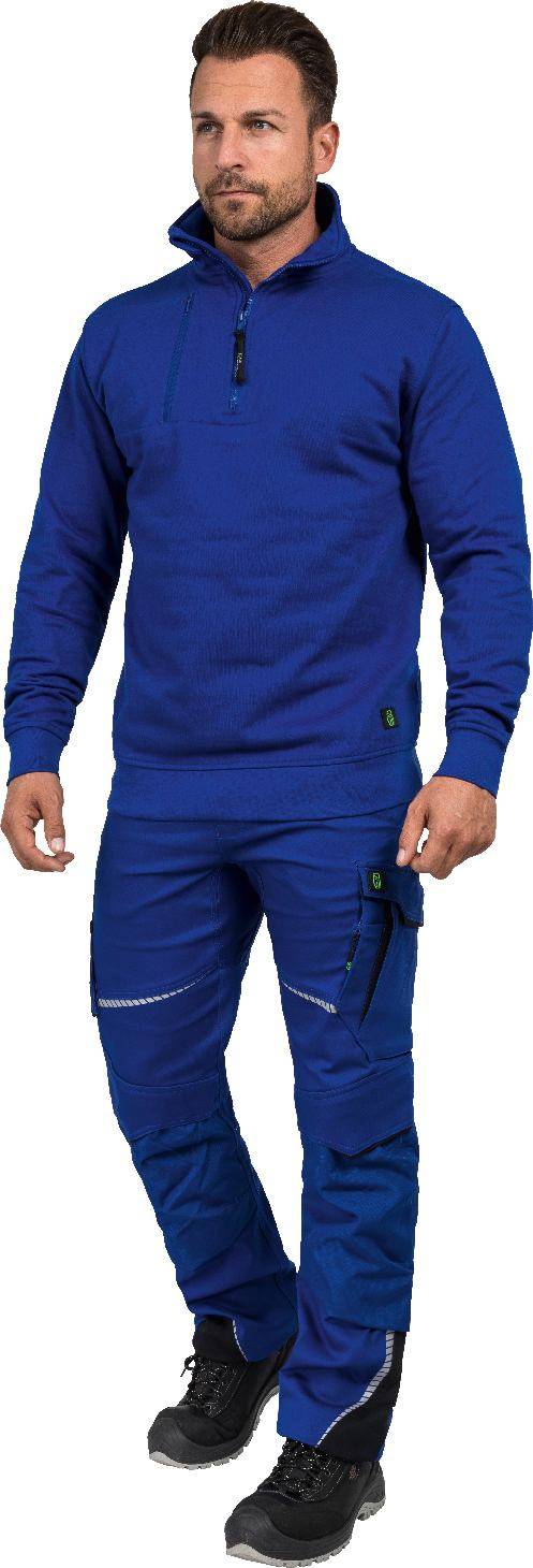 Zip-Sweater Paul Flex Line kornblau, Gr. 6XL Leibwächter FLEXR006XL-4