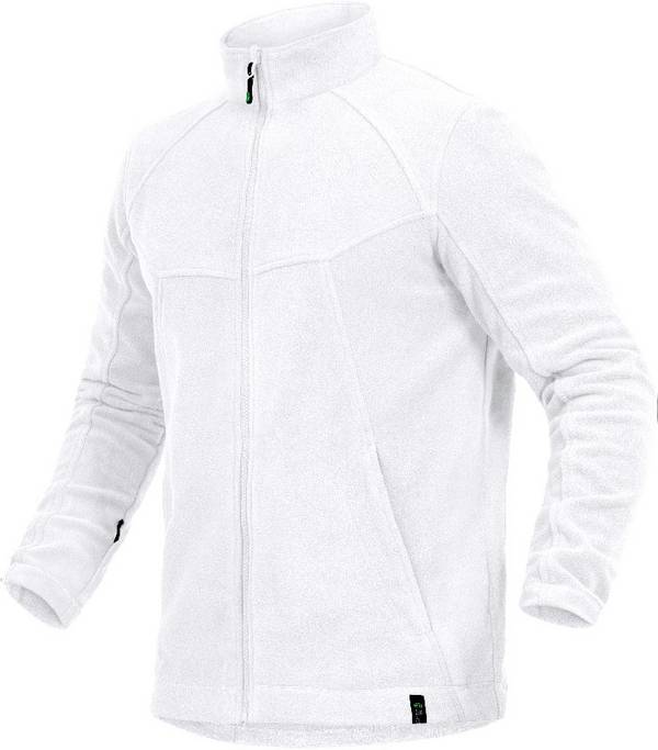 Fleecejacke Eli Flex Line weiß, Gr. M Leibwächter CAFLJ04M