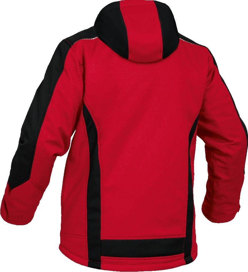 Winter-Softshelljacke Flex Line rot-schwarz, Gr. S Leibwächter FLEXI22S-1