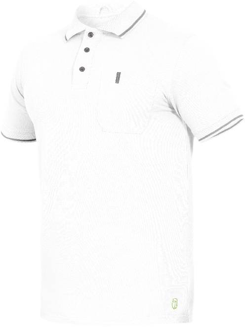 Polo-Shirt Jens Flex Line weiß, Gr. M Leibwächter FLEXU04M-0