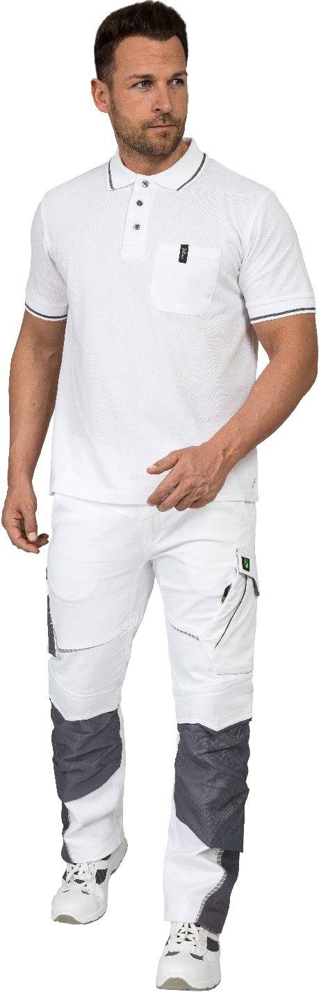 Polo-Shirt Jens Flex Line weiß, Gr. M Leibwächter FLEXU04M-3