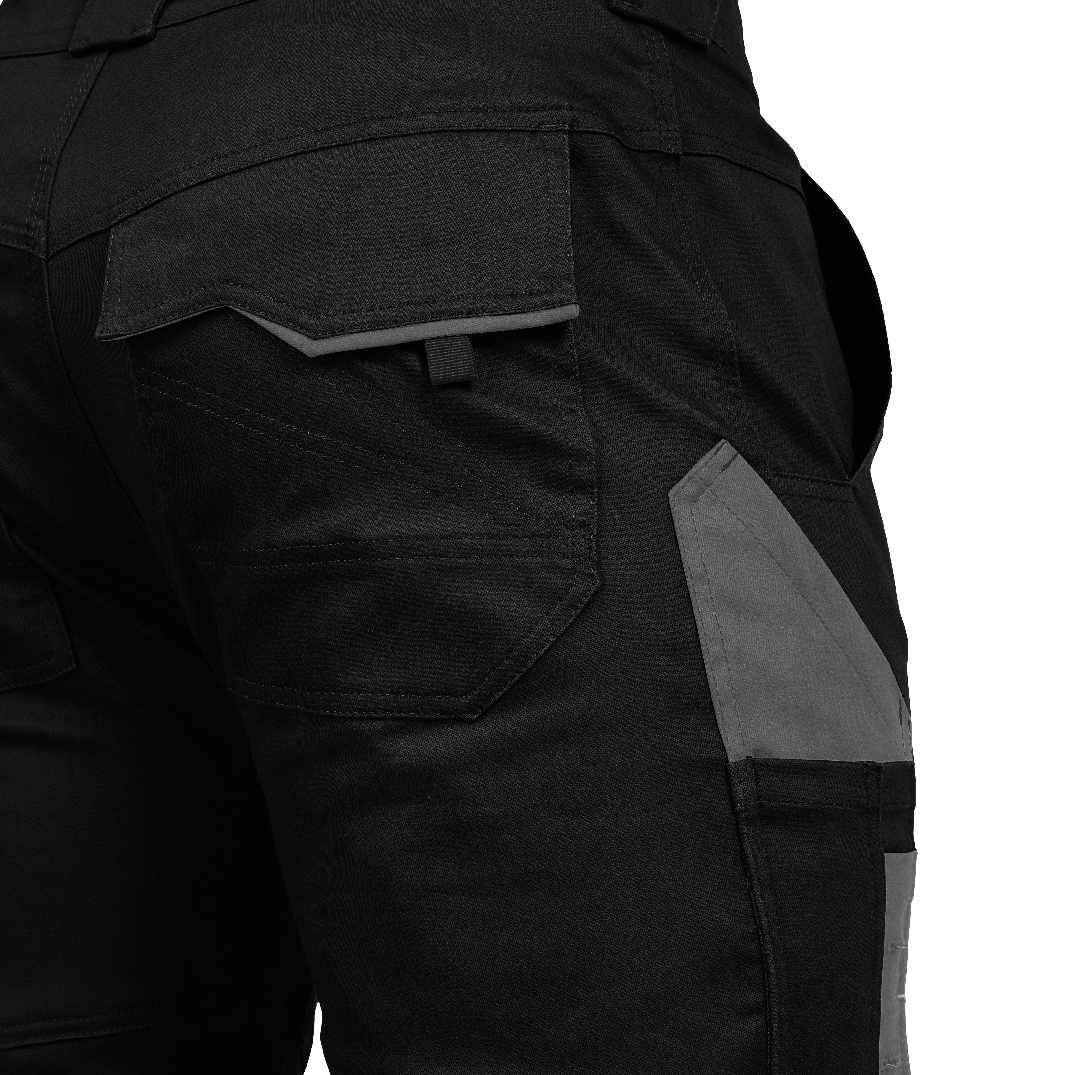 Short Flex Line schwarz-grau, Gr. 48 Leibwächter FLXDK2548-4