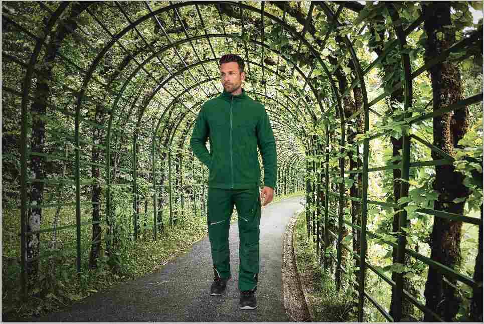 Fleecejacke Eli Flex Line grün, Gr. 4XL Leibwächter CAFLJ014XL-4