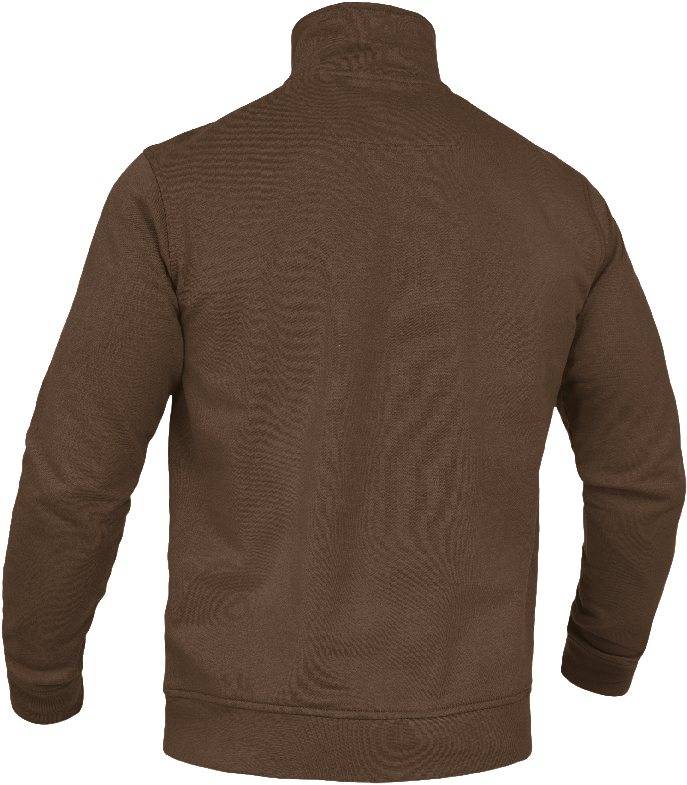Zip-Sweater Paul Flex Line haselnuss, Gr. S Leibwächter FLEXR09S-1