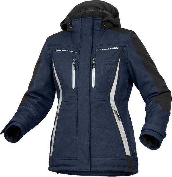 Winter-Softshelljacke Flex Line marine-schwarz, Gr. 40 Leibwächter FLXDI3040