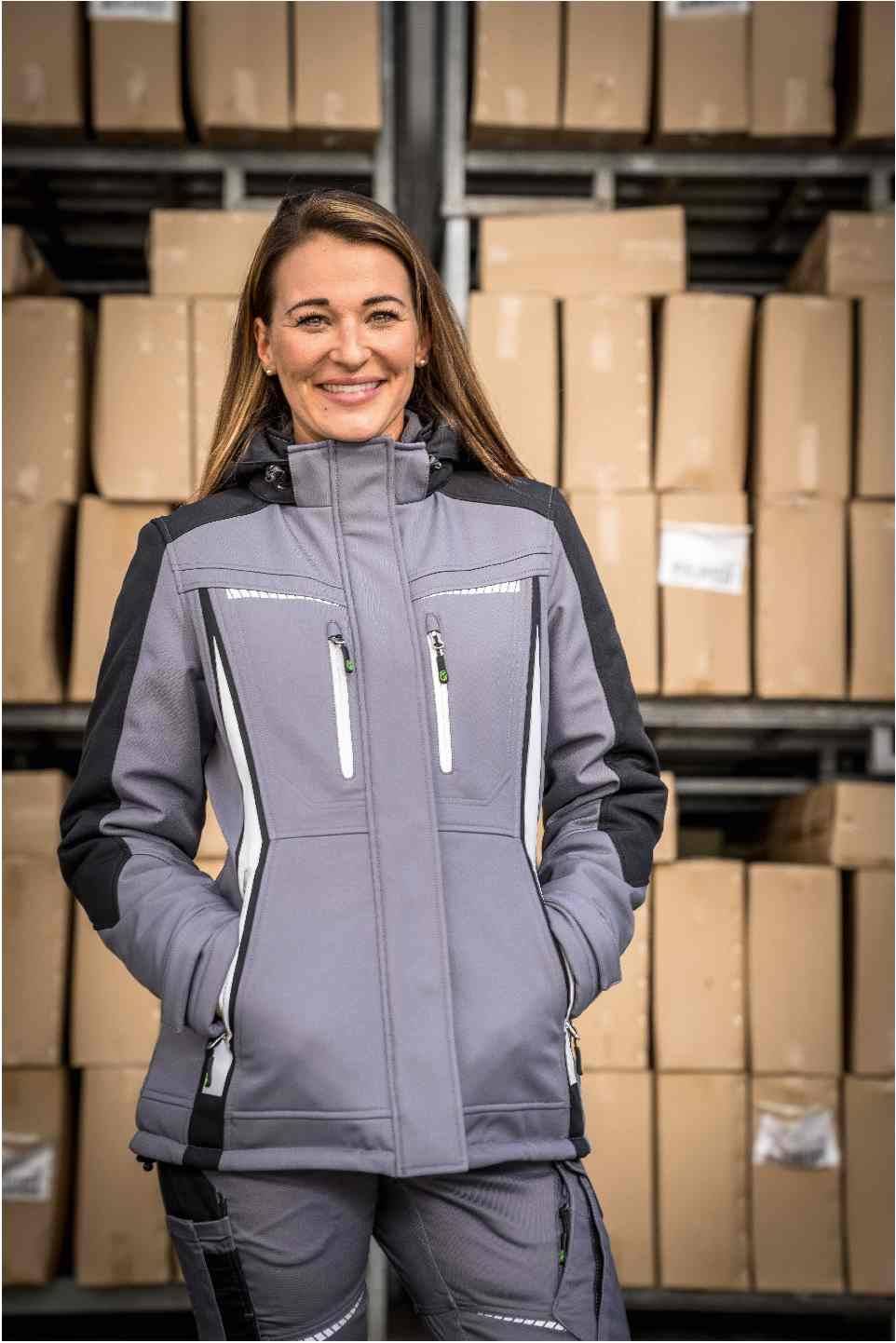 Winter-Softshelljacke Flex Line schwarz, Gr. 50 Leibwächter FLXDI0550-4