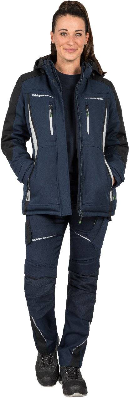 Winter-Softshelljacke Flex Line marine-schwarz, Gr. 48 Leibwächter FLXDI3048-3