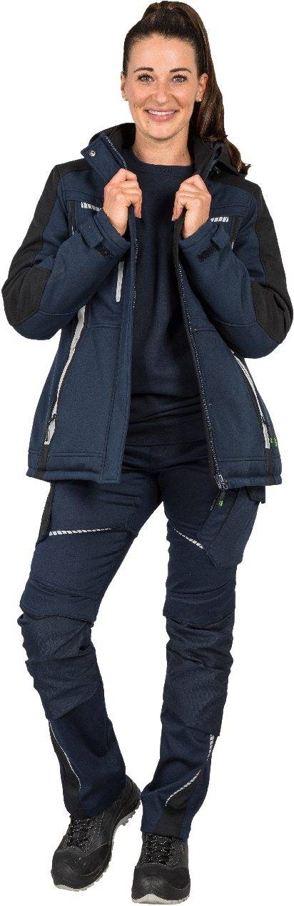 Winter-Softshelljacke Flex Line marine-schwarz, Gr. 48 Leibwächter FLXDI3048-4