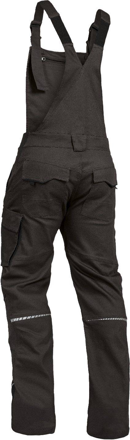 Latzhose mit Knietaschen Flex Line anthrazit-schwarz, Gr. 24 Leibwächter FLEXL2824-1