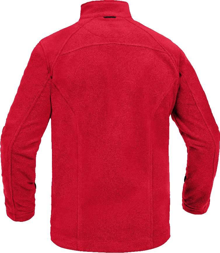 Fleecejacke Eli Flex Line rot, Gr. 3XL Leibwächter CAFLJ023XL-1