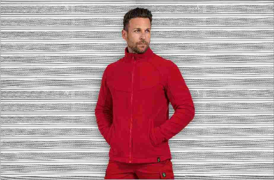 Fleecejacke Eli Flex Line rot, Gr. 3XL Leibwächter CAFLJ023XL-2