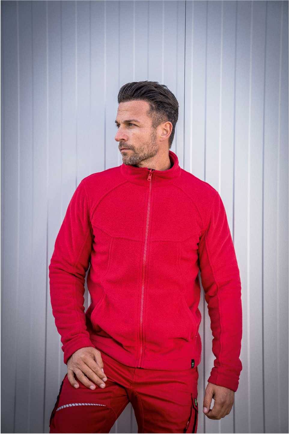 Fleecejacke Eli Flex Line rot, Gr. 3XL Leibwächter CAFLJ023XL-4