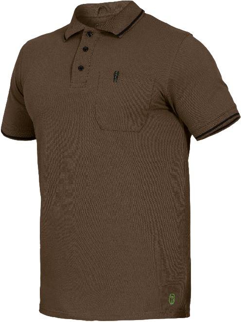 Polo-Shirt Jens Flex Line haselnuss, Gr. L Leibwächter FLEXU09L-0
