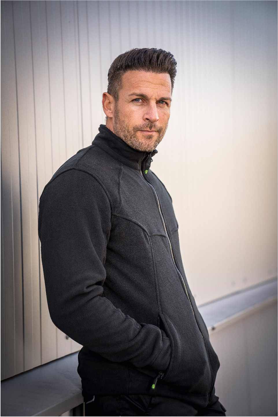 Fleecejacke Eli Flex Line schwarz, Gr. 3XL Leibwächter CAFLJ053XL-2