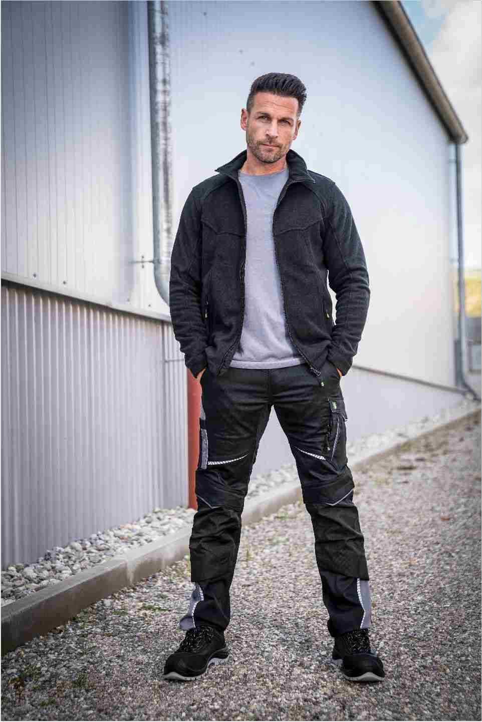 Fleecejacke Eli Flex Line schwarz, Gr. 3XL Leibwächter CAFLJ053XL-4