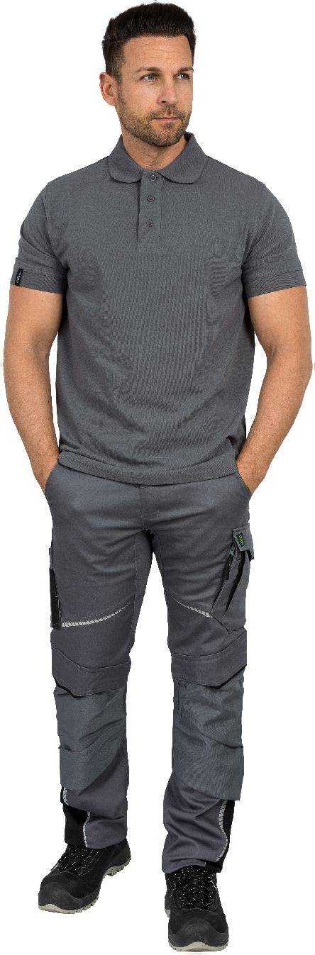 Polo-Shirt Andi Flex Line grau, Gr. XS Leibwächter LWU07XS-1