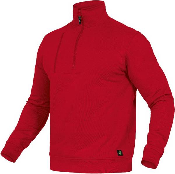 Zip-Sweater Paul Flex Line rot, Gr. S Leibwächter FLEXR02S
