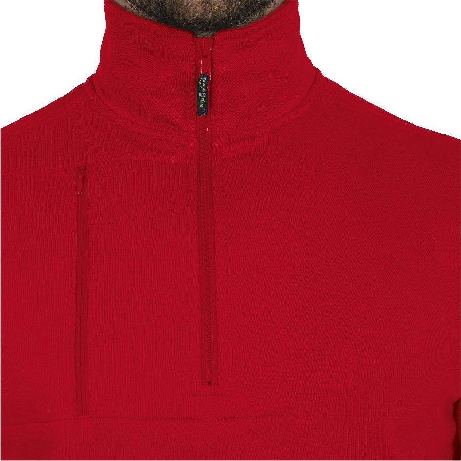 Zip-Sweater Paul Flex Line rot, Gr. S Leibwächter FLEXR02S-2