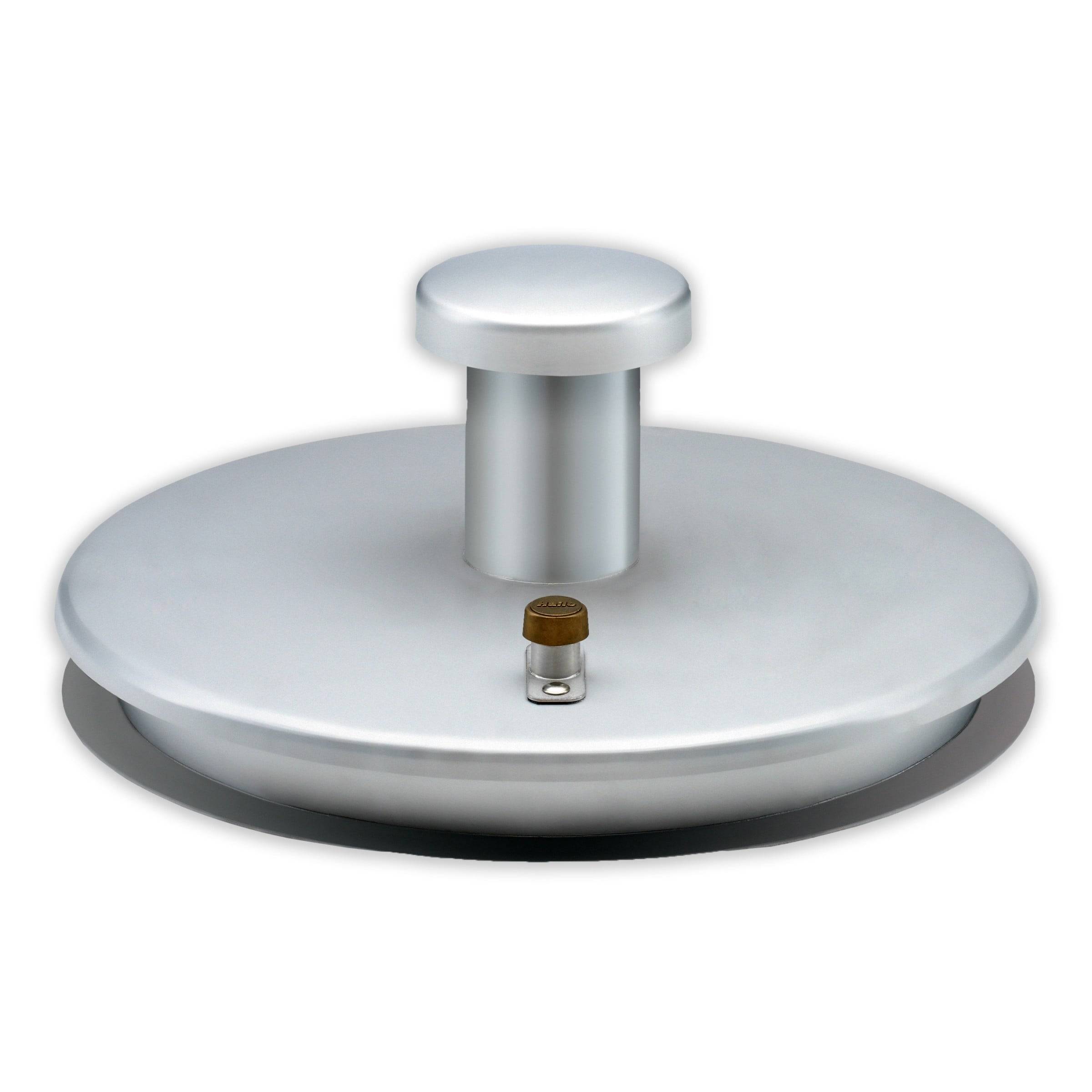 Hailo Schachtabdeckung HS3 Edelstahl 2mm tagwasserdicht Ø1200mm mit Entlüftung und Isolierung-0