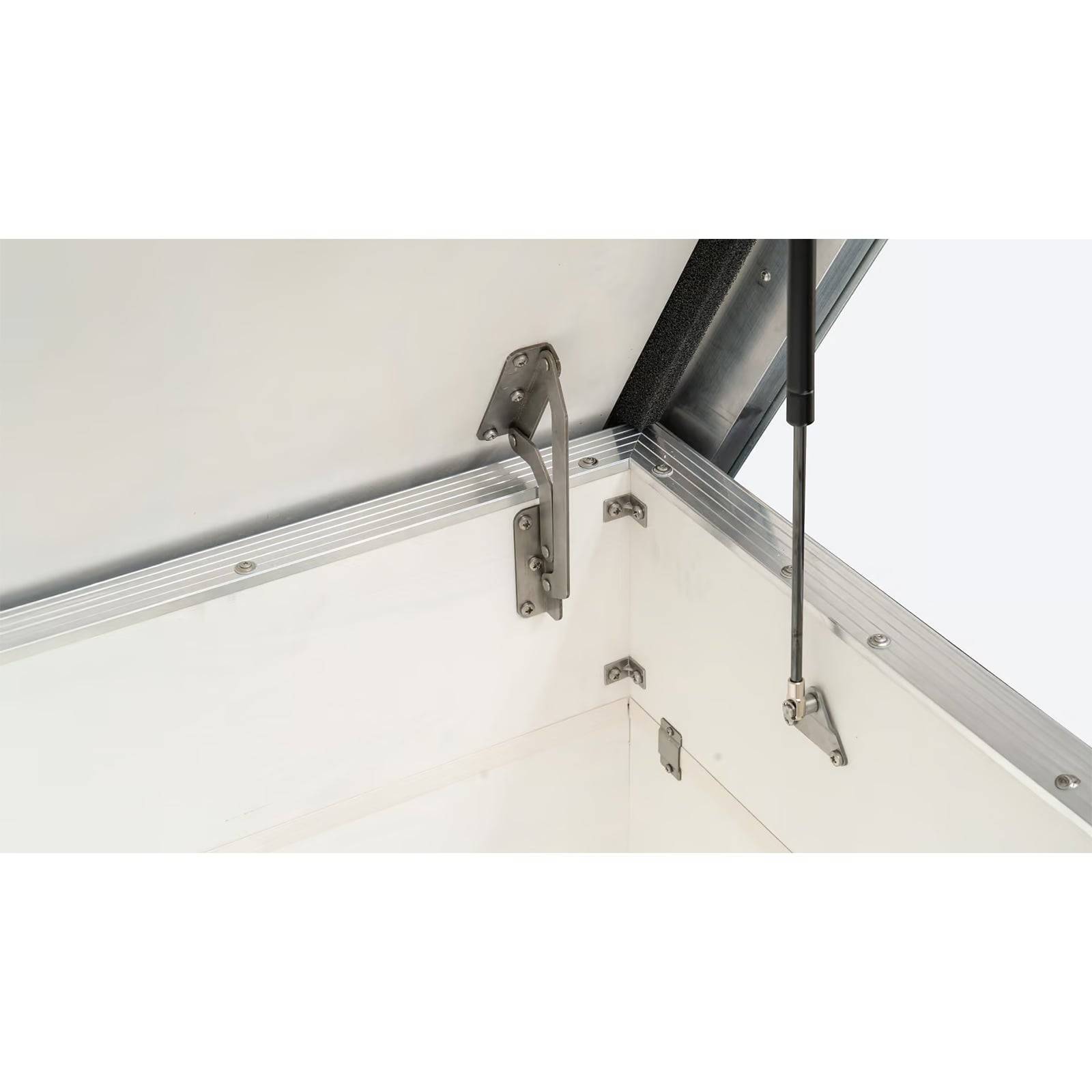 Dolle Flachdachausstieg REI 60 vario Deckenöffnung 120x60cm Lichte Raumhöhe 266-295cm 2 Zwischenrahmen-3