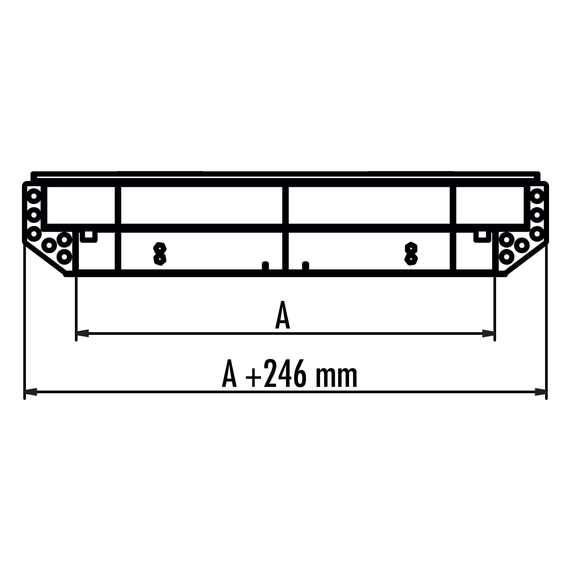 Hailo Schachtabdeckung HS8 Edelstahl rechteckig tagwasserdicht und geruchssicher Klasse B 125kN 1000x1000mm-2