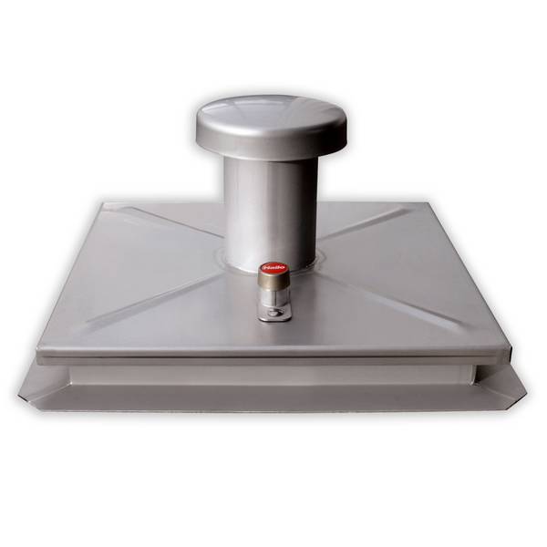 Hailo Schachtabdeckung HS1 Edelstahl 2mm tagwasserdicht mit Entlüftung und Isolierung 1000x1000mm