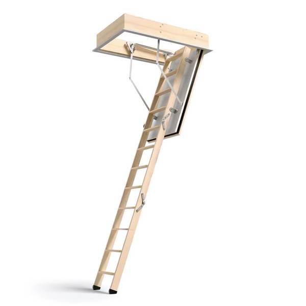 Dolle Flachdachausstieg REI 60 Deckenöffnung 130x70cm Lichte Raumhöhe 332cm 3 Zwischenrahmen