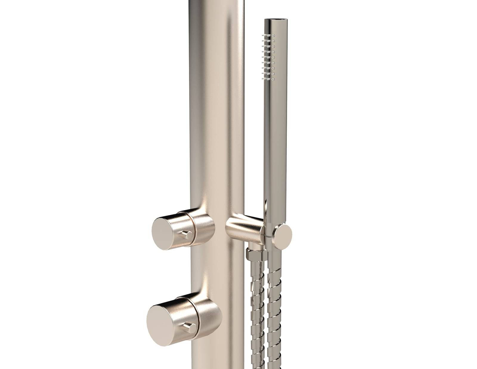 Eichenwald Modell 70 Gartendusche Sylt in Rosé Gold-1