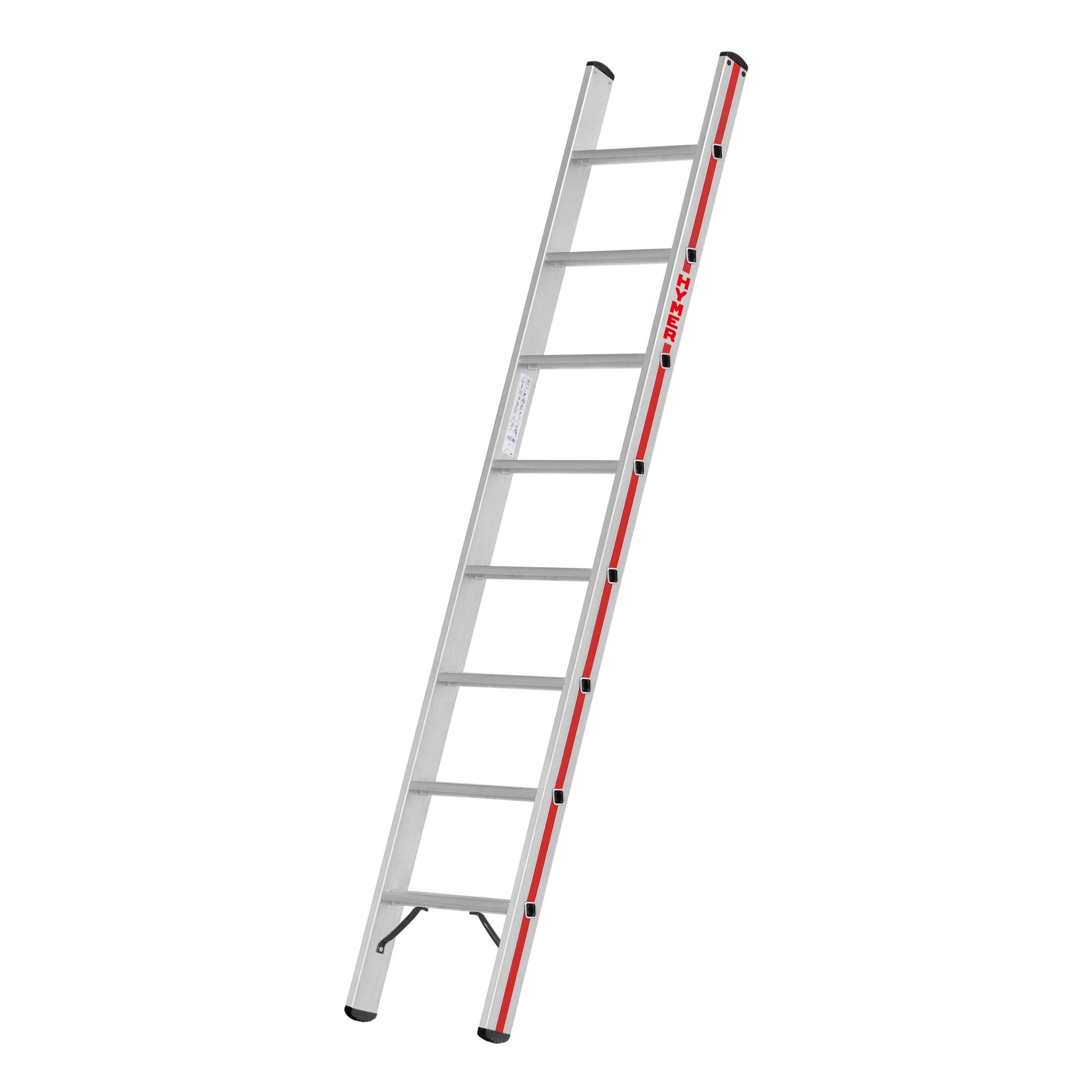 Hymer Stufenanlegeleiter verbördelt mit gebogener Traverse 12 Stufen-0