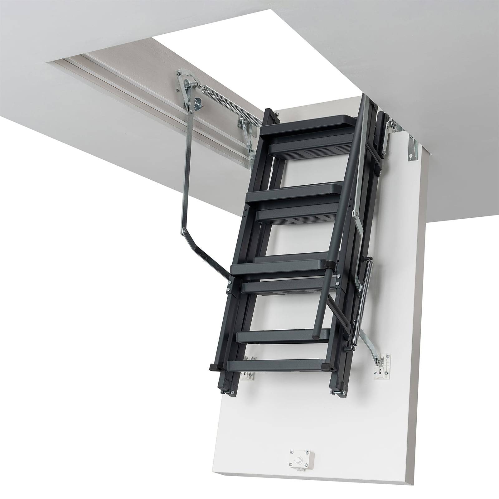 Dolle Bodentreppe clickFIX® comfort 3-teilig bis 244-264cm Raumhöhe mit U-Wert 0,49 Deckenöffnung 130x70cm-1