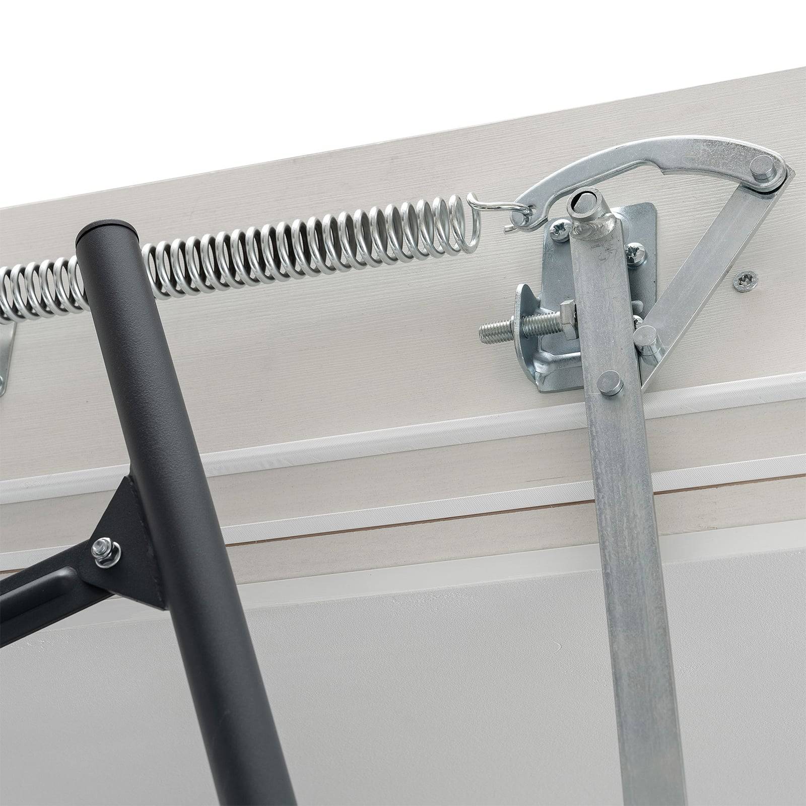 Dolle Bodentreppe clickFIX® comfort 3-teilig bis 244-264cm Raumhöhe mit U-Wert 0,49 Deckenöffnung 130x70cm-3
