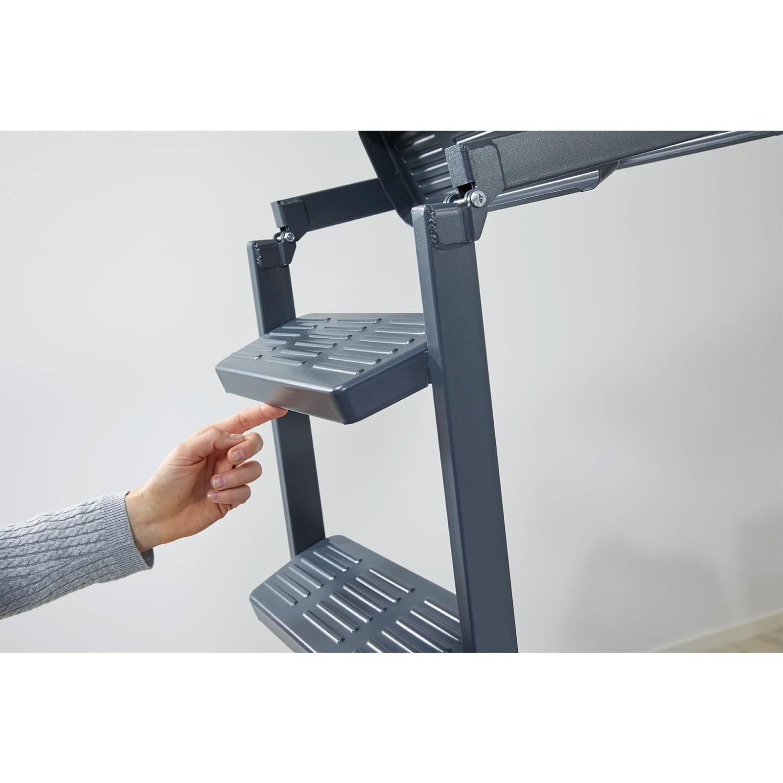 Dolle Bodentreppe clickFIX® comfort 3-teilig bis 244-264cm Raumhöhe mit U-Wert 0,49 Deckenöffnung 130x70cm-4