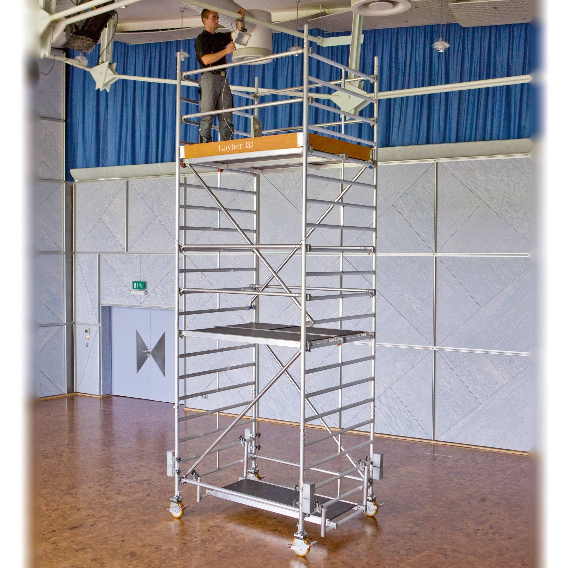 Layher Rollgerüst Uni Kompakt P2 mit Gerüststützen 5,20m AH-1