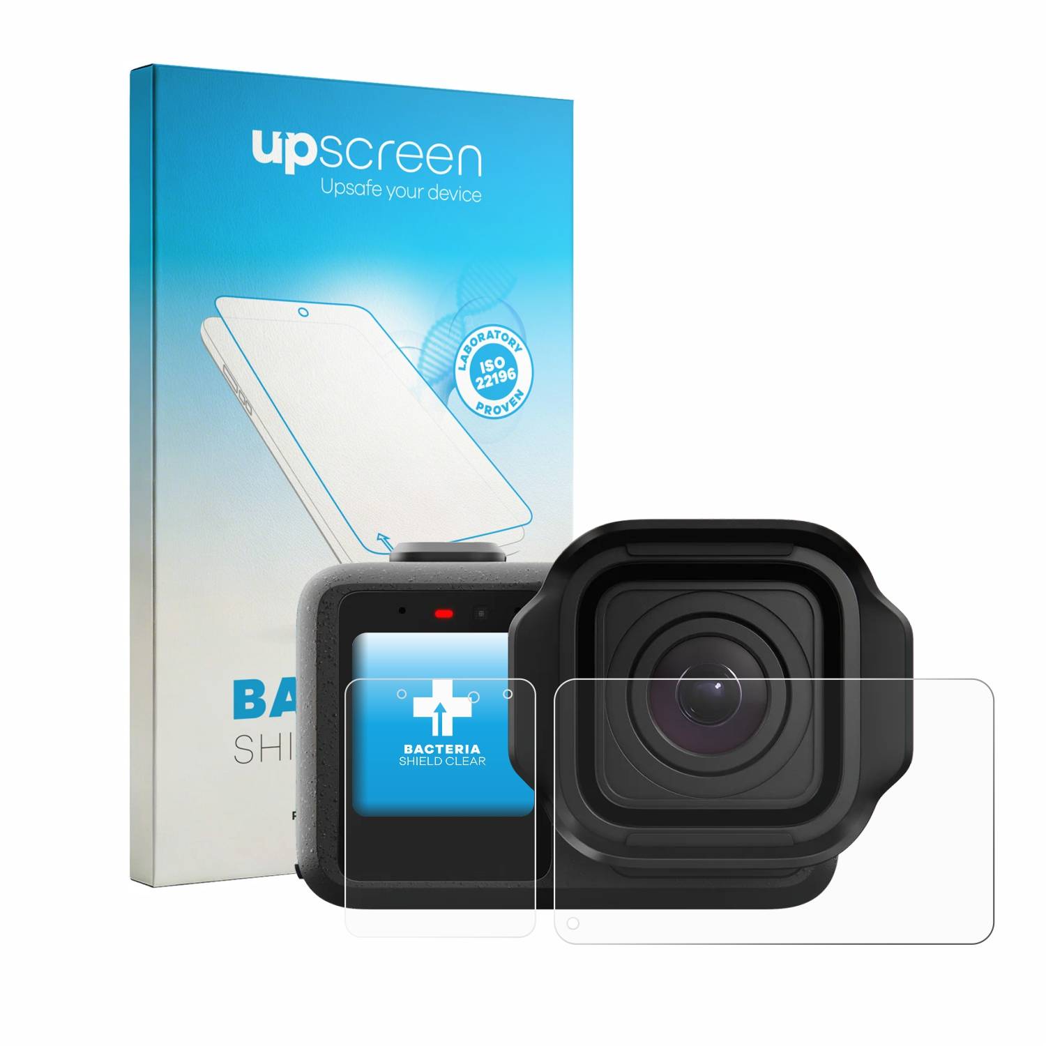 upscreen Schutzfolie für GoPro Mission 1 Pro Antibakterielle Folie Klar Anti-Kratzer-0